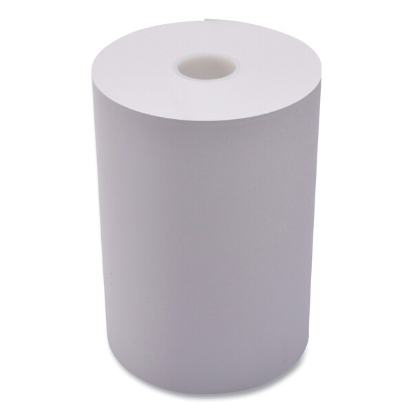 Impact Bond Paper Rolls, 1-Ply, 3.25 x 243 ft, White, PK4